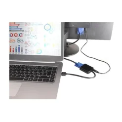 Adaptateur HDMI Mâle vers VGA Femelle Edenwood avec Sortie Audio Jack – Full HD 1080p