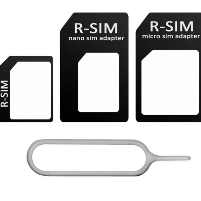 Adaptateur H'MC nano-micro-stand.SIM+PIN pour iPhone 4/4S/5