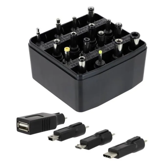 Alimentation EDENWOOD universelle 3 à 12V - 27W USB-C + 20 connecteurs