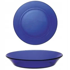 Assiette DURALEX Lys saphir coupelle diamètre 19.5 cm