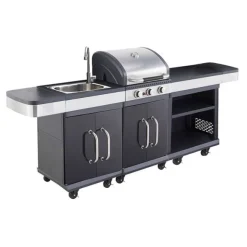 Barbecue gaz cuisine extérieure + robinet COOK N EAT CUISINE