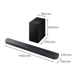 Barre de son SAMSUNG HW-Q610F/XE
