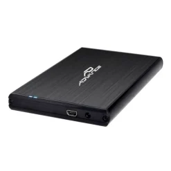 Boitier Disque dur 2,5" USB 3.0 ADVANCE Aluminium Noir Brossé – Plug & Play