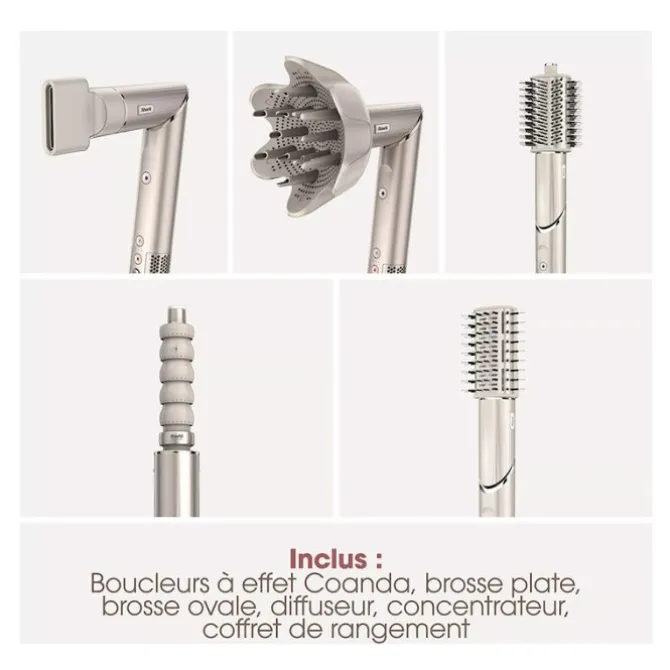 Brosse soufflante SHARK FlexStyle HD446SLEU 5en1