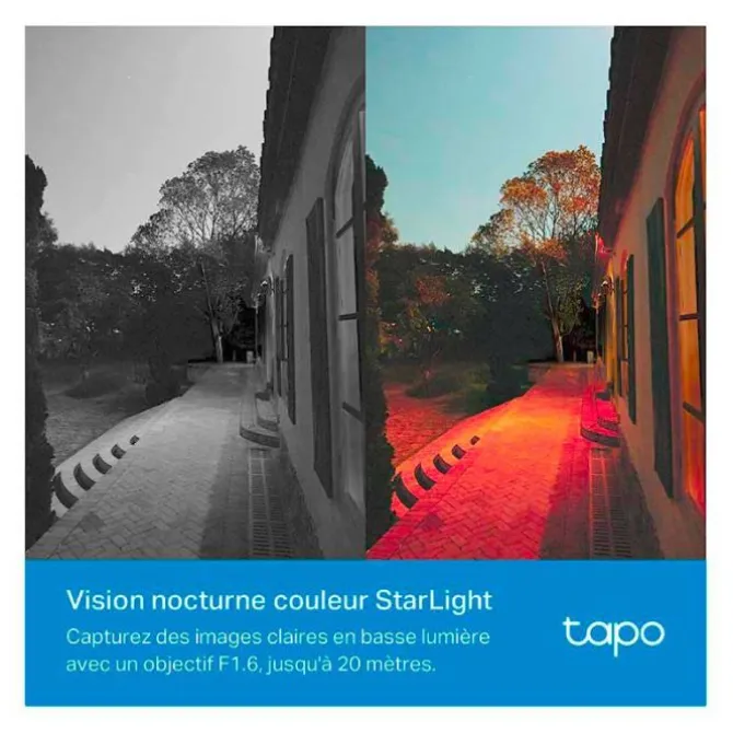Caméra de surveillance TAPO 4G motorisée 1080p