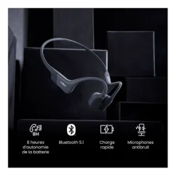 Casque Bluetooth à conduction osseuse SHOKZ OPENRUN Noir