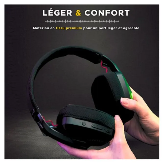 Casque gaming THE G-LAB Korp Platinium sans fil