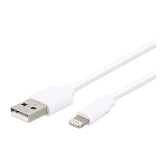 Câble Lightning / USB HIGH ONE 1M Blanc