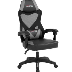 Chaise gaming AMSTRAD 309 Noir et gris
