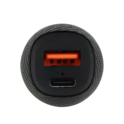 Chargeur allume cigare 2 ports USB et USB-C EDENWOOD 51W Noir