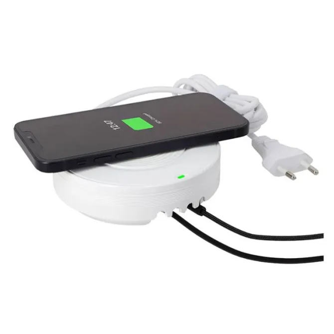 Chargeur à induction et secteur 4 ports USB et USB-C EDENWOOD 77W Blanc