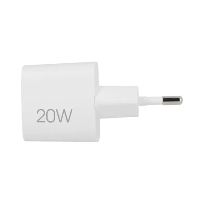 Chargeur secteur 2 ports USB-C 20W et USB 18W EDENWOOD Blanc