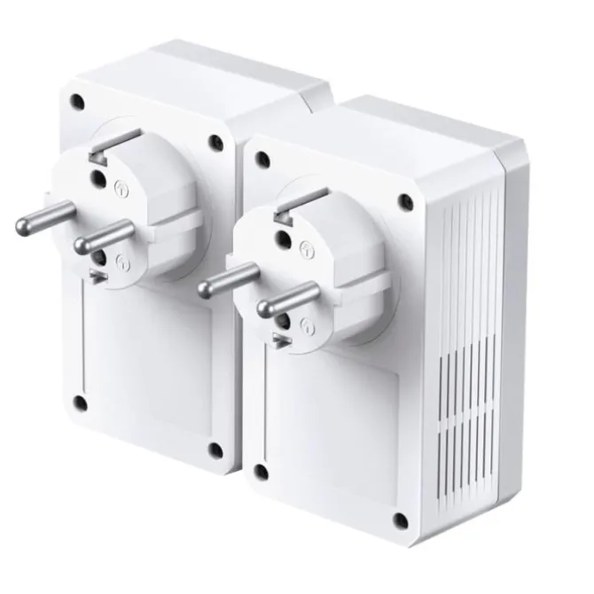 CPL DUO TP-Link AV600 Mbps avec prise intégrée - TL-PA4015PKIT