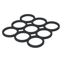 Dessous de plat silicone formes géométriques