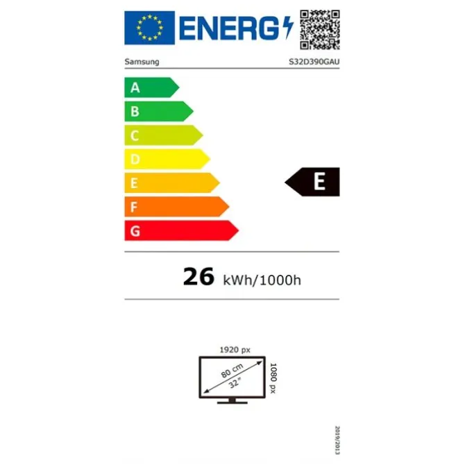 Ecran PC incurvé 32" SAMSUNG S32D390GAU- 100HZ