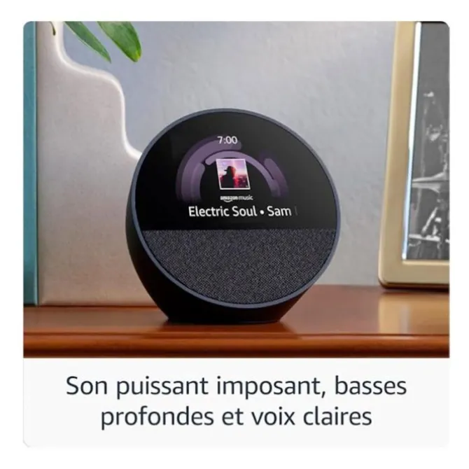 Enceinte AMAZON ECHO SPOT Bleue