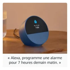 Enceinte AMAZON ECHO SPOT Bleue