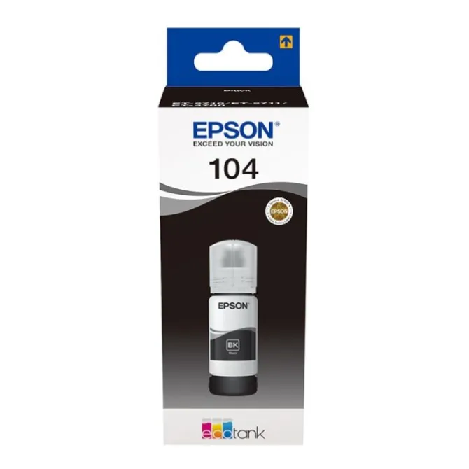 Encre EPSON T104 Ecotank Noir - 65ml