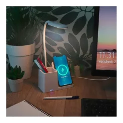 Lampe de bureau SEDEA avec support charge par induction