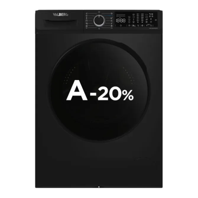 Lave-linge hublot 10 kg VALBERG WF 1014 A-20 BL701T