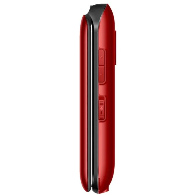 Mobile DANEW K43 4G à clapet Rouge