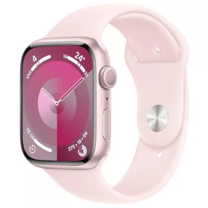 Montre connectée APPLE Watch S9 45mm GPS Rose Reconditionnée grade A+
