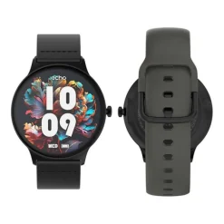 Montre connectée ECHO Rainbow Sunset noir - 2 bracelets
