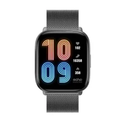 Montre connectée ECHO Rainbow Nano Bracelets Gris + Métal