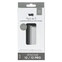 Pack de 3 Films de protection WE APPLE iPhone 12/12 Pro