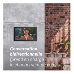 Pack Visiophone connecté EZVIZ FHD HP5 avec écran tactile + 4 badges