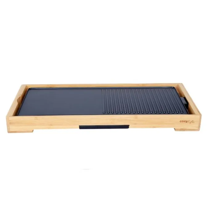 Plancha électrique Bambou COSYLIFE CL-PLB