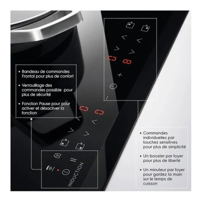 Plaque de cuisson induction ELECTROLUX LIT6043