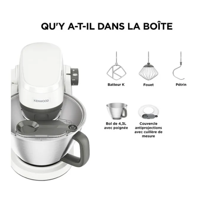 Robot pâtissier KENWOOD KHC30.000WH