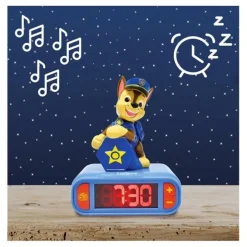 Réveil enfant LEXIBOOK Veilleuse Chase
