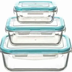 Set de 3 boîtes rectangles CLIPEAT - Conservation & Micro ondes
