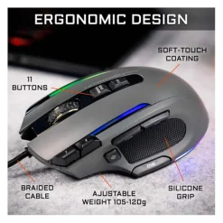 Souris gaming THE G-LAB Nitrogen Core filaire