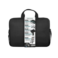 Starter pack URBAN FACTORY sacoche + souris sans fil + hub + tapis de souris + support PC