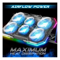 Support de refroidissement pour ordinateur SPIRIT OF GAMER Airblade 700 jusqu'à 17.6