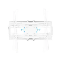 Support mural EDENWOOD TV de 66 à 140 cm D2 déporté blanc