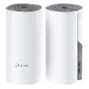 Système wifi Mesh TP LINK + 2ports Fast ethernet Deco E4 ( pack-2)