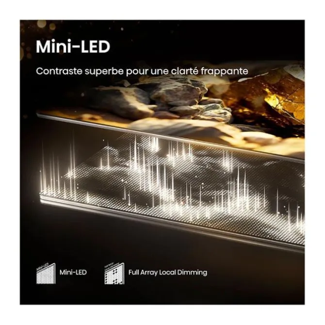TV MINILED 50" HISENSE 50E8S
