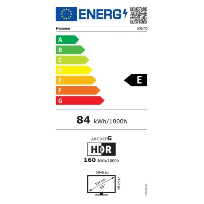 TV QLED 65" HISENSE 65E7Q