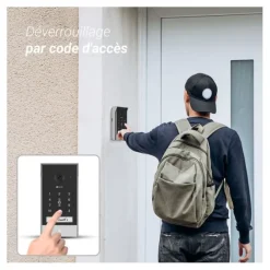Visiophone connecté EZVIZ EP7 2K avec panneau solaire